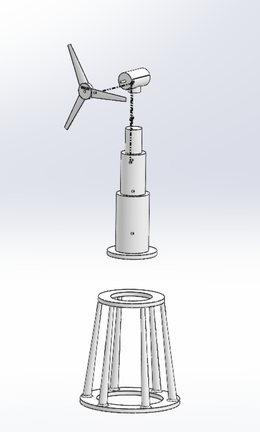 Exploded View of Tower